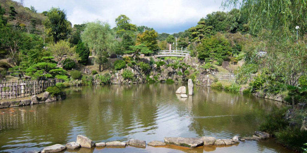 冠山総合公園　修景池（カープちゃん）